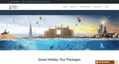 Desktop Screenshot of dubaiholidaytourpackages.com